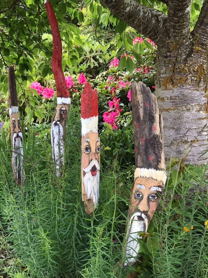 Driftwood Santas with Christine O'Connor