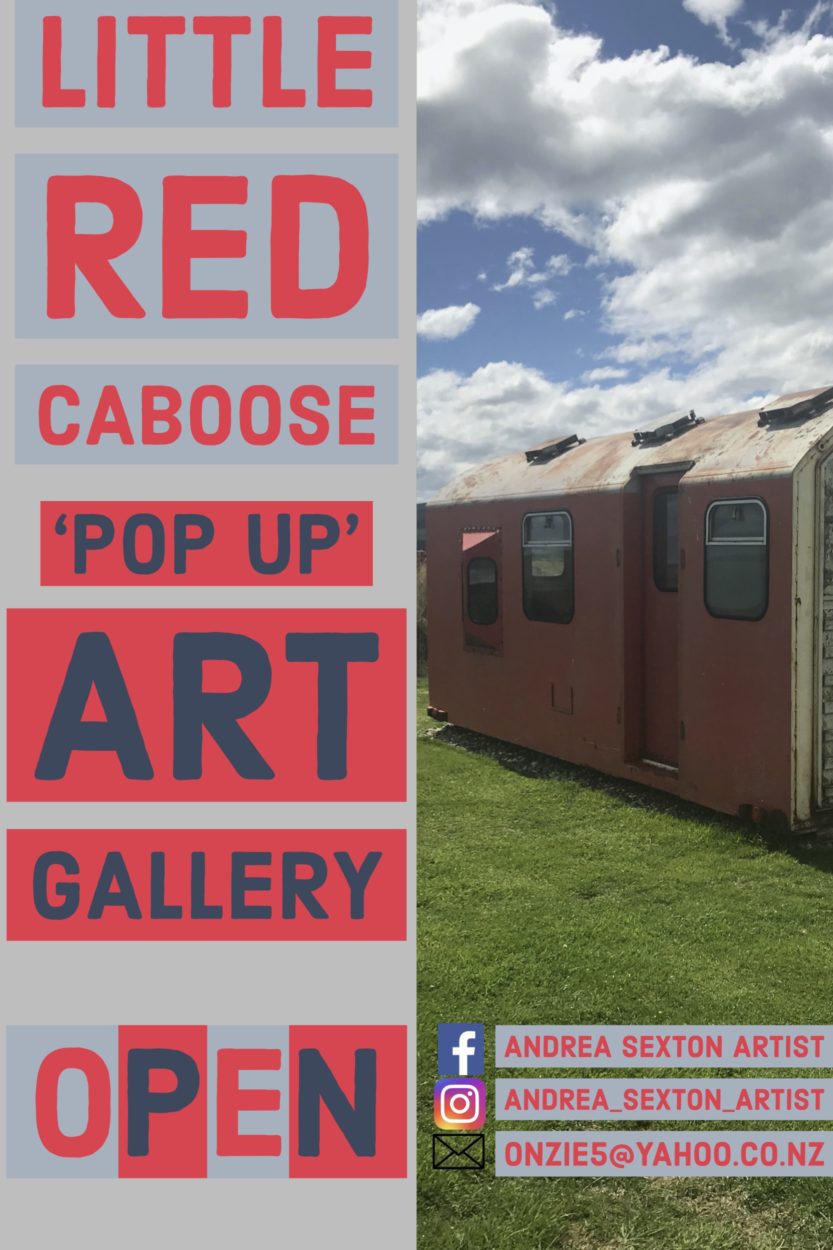 'Lil Red Caboose' Pop up Art Gallery